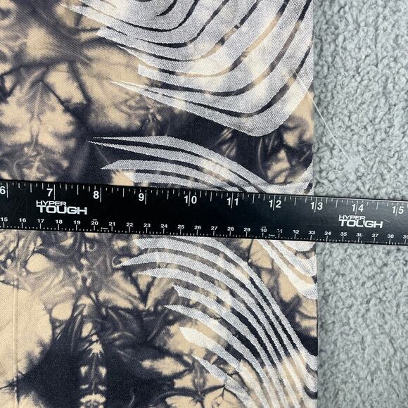 Athleta Women Small Tan Black Motivate Seamless Short Tie Dye Print Biker Shorts - Picture 3 of 11